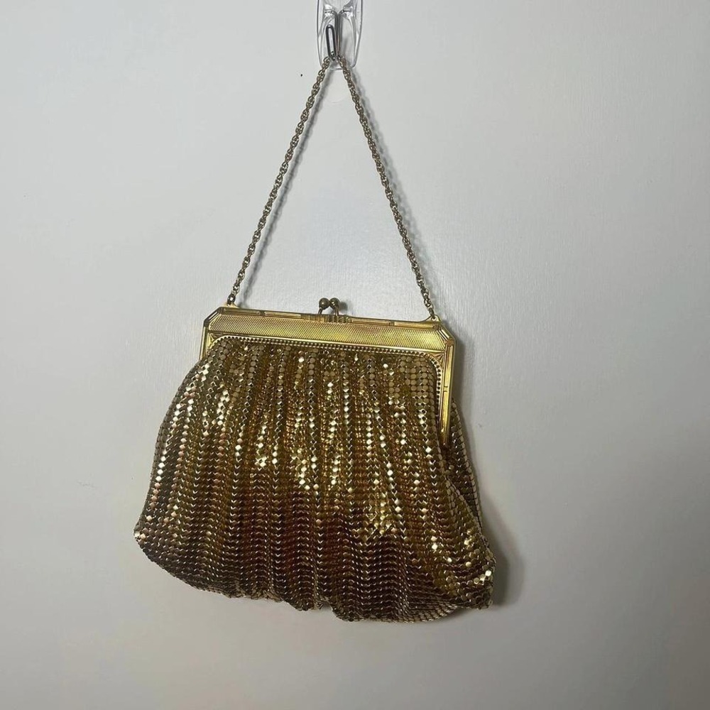 American Vintage Gold Mesh Evening Bag